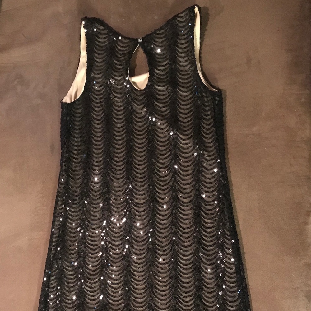 Black sequin mini